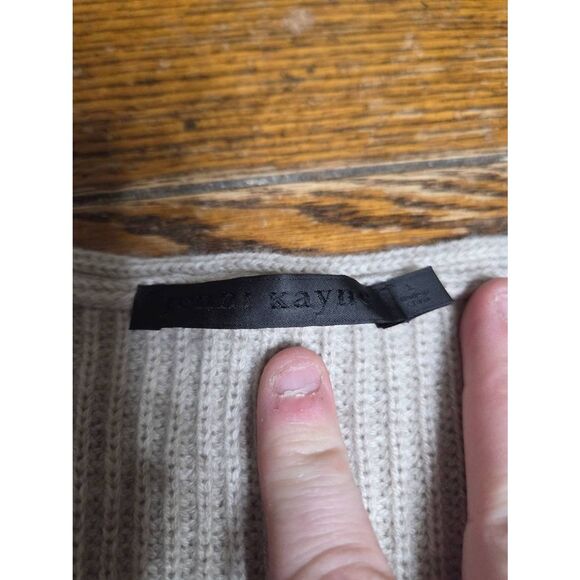 Jenni Kayne Cabin Sweater In Oatmeal Size Large - Picture 3 of 6